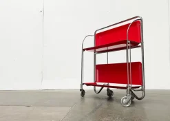 Pamono Vintage German Foldable Service Cart, Housebar or Side Table, 1970s Clearance