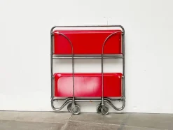 Pamono Vintage German Foldable Service Cart, Housebar or Side Table, 1970s Clearance