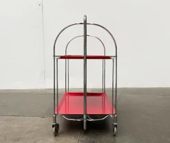 Pamono Vintage German Foldable Service Cart, Housebar or Side Table, 1970s Clearance