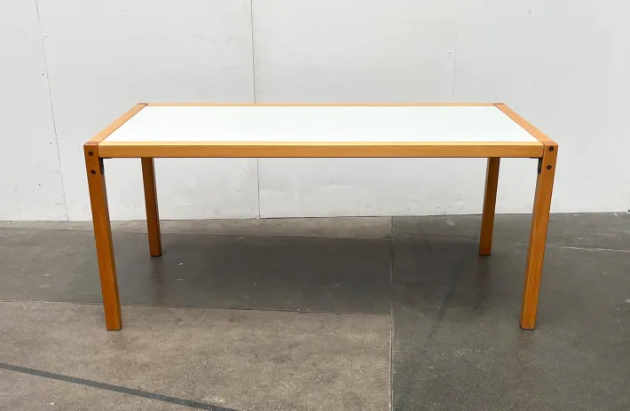 Pamono Vintage German Postmodern Profilsystem Series Desk or Dining Table from Flötotto, 1970s Clearance