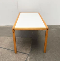 Pamono Vintage German Postmodern Profilsystem Series Desk or Dining Table from Flötotto, 1970s Clearance