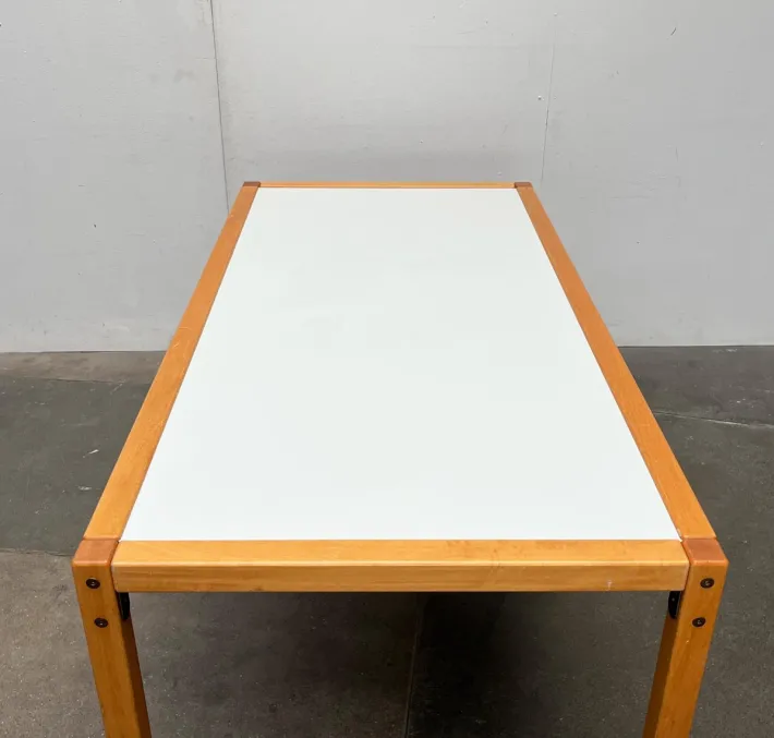 Pamono Vintage German Postmodern Profilsystem Series Desk or Dining Table from Flötotto, 1970s Clearance