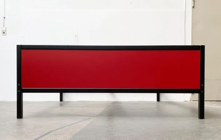 Pamono Vintage German Postmodern Profilsystem Double Bed by Elmar Flötotto for Flötotto Online