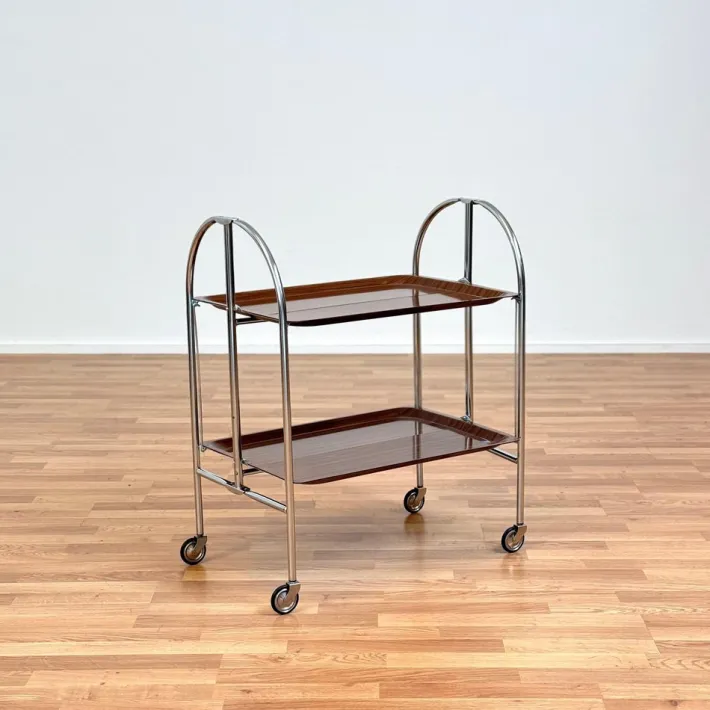 Pamono Vintage German Serving Trolley, 1970s Best