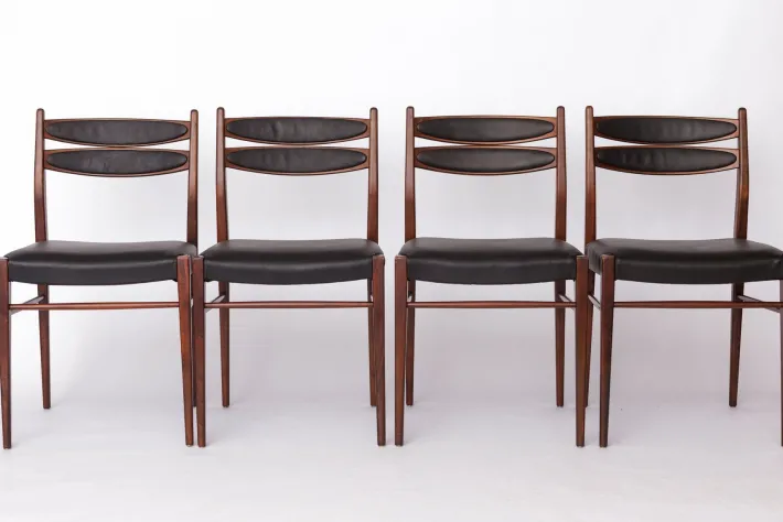 Pamono Vintage German Teak Dining Chairs, 1960s, Set of 4 Best