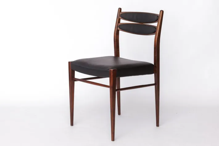 Pamono Vintage German Teak Dining Chairs, 1960s, Set of 4 Best