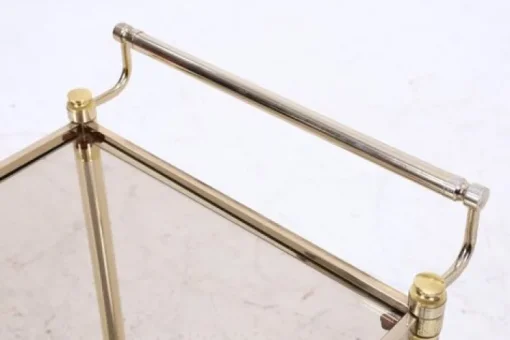 Pamono Vintage Glass Serving Cart, 1960s New