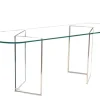 Pamono Vintage Glass Table attributed to Fontana Arte, 1973 Clearance