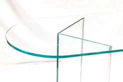 Pamono Vintage Glass Table attributed to Fontana Arte, 1973 Clearance