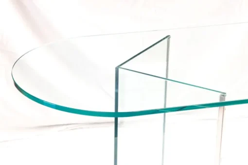 Pamono Vintage Glass Table attributed to Fontana Arte, 1973 Clearance