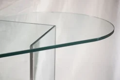 Pamono Vintage Glass Table attributed to Fontana Arte, 1973 Clearance