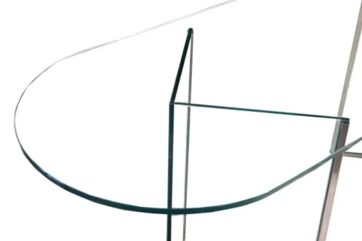 Pamono Vintage Glass Table attributed to Fontana Arte, 1973 Clearance