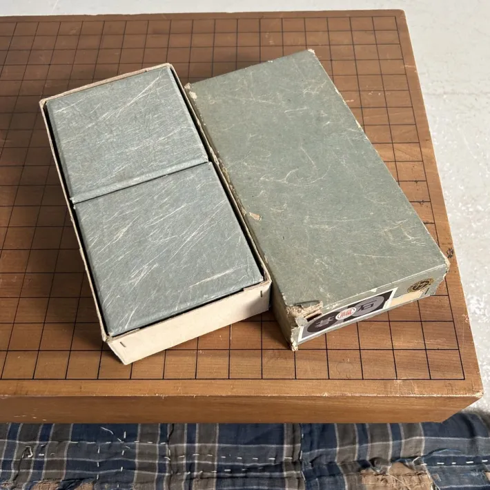 Pamono Vintage Go Game Board Goban Kaya, Japan, 1950s, Set of 3 Best