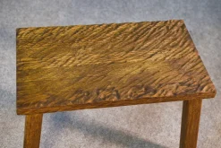 Pamono Vintage Gouged Side Table in Oak, 1960s Clearance