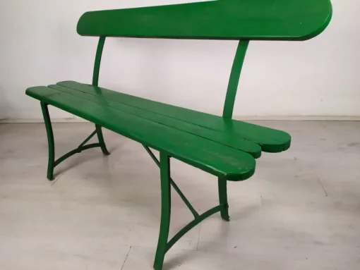 Pamono Vintage Green Garden Bench Online