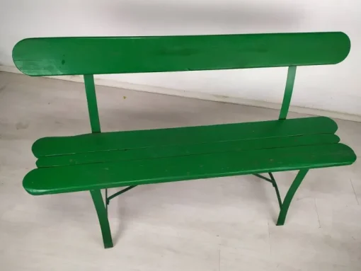 Pamono Vintage Green Garden Bench Online