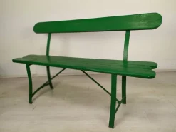 Pamono Vintage Green Garden Bench Online