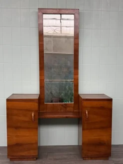 Pamono Vintage Hallway Furniture with Mirror, 1930s Hot