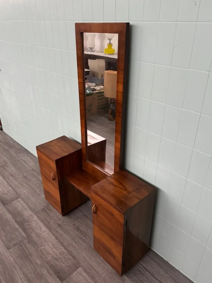 Pamono Vintage Hallway Furniture with Mirror, 1930s Hot