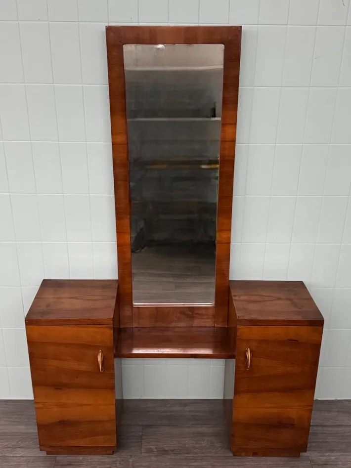 Pamono Vintage Hallway Furniture with Mirror, 1930s Hot
