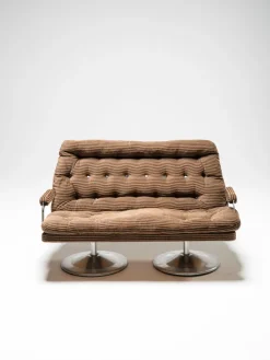 Pamono Vintage Hungarian Space Age Sofa and Chairs, 1950s, Set of 3 Hot