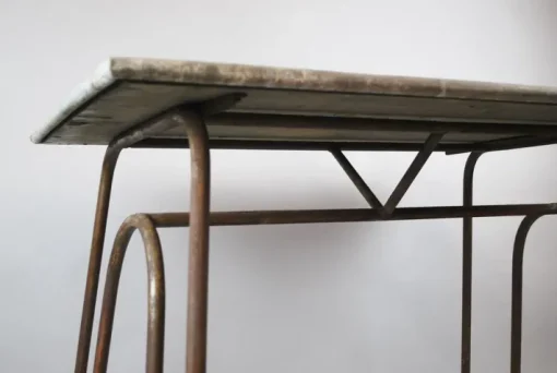 Pamono Vintage Indoor/Outdoor Florist Table, 1950s Hot