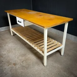Pamono Vintage Industrial Bakery Table Sale