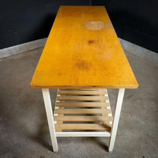Pamono Vintage Industrial Bakery Table Sale