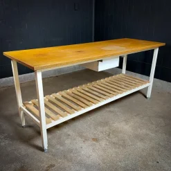 Pamono Vintage Industrial Bakery Table Sale