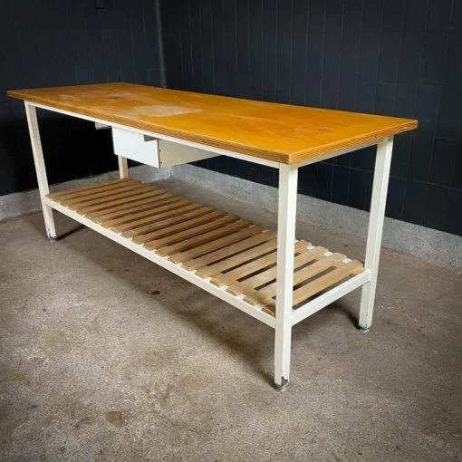 Pamono Vintage Industrial Bakery Table Sale