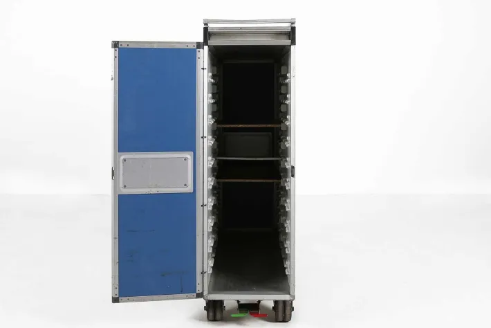 Pamono Vintage Industrial Blue Airplane Trolley, 1980 Sale