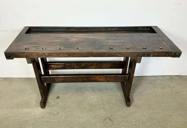 Pamono Vintage Industrial Carpenters Workbench, 1950s Online