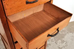 Pamono Vintage Industrial Chest of Drawers in Beech, 1930s Best