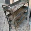 Pamono Vintage Industrial Iron Industrial Trolley, 1950s Outlet