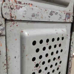 Pamono Vintage Industrial Metal 4-Door Locker Best
