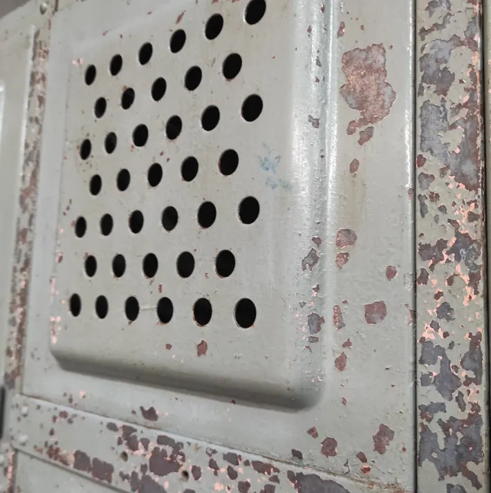 Pamono Vintage Industrial Metal 4-Door Locker Best