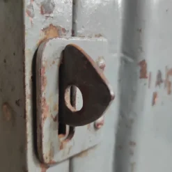 Pamono Vintage Industrial Metal 4-Door Locker Best