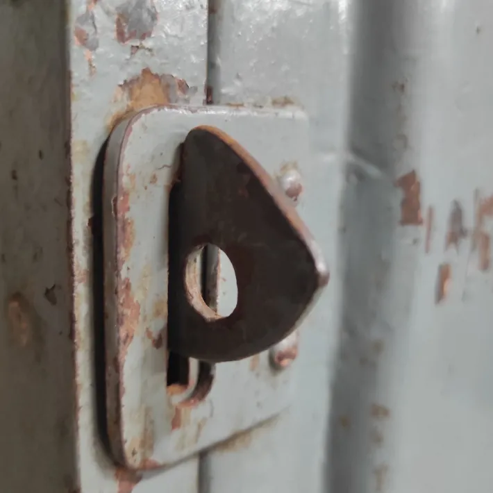 Pamono Vintage Industrial Metal 4-Door Locker Best