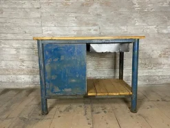 Pamono Vintage Industrial Spruce Workbench Outlet