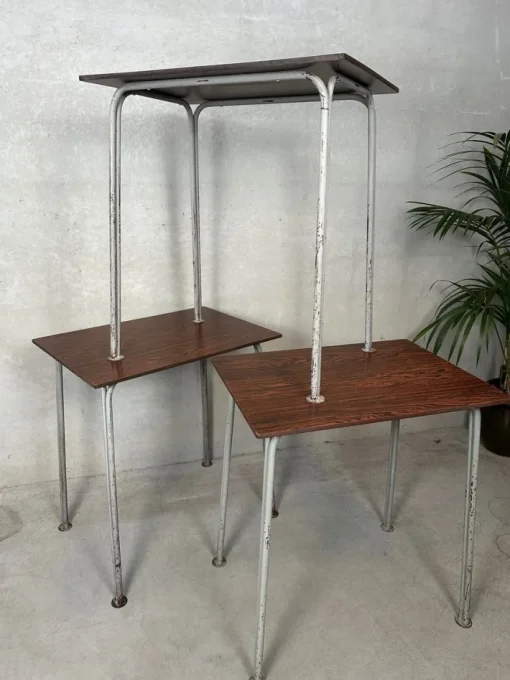 Pamono Vintage Industrial Steel and Composite School Desk, 1960s Best