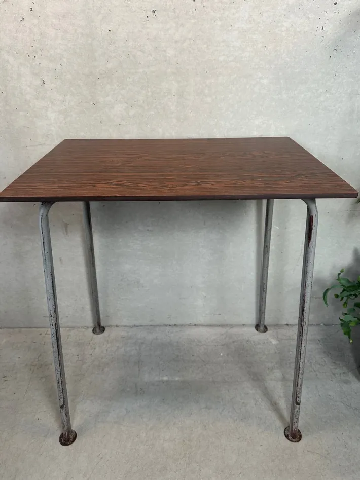 Pamono Vintage Industrial Steel and Composite School Desk, 1960s Best