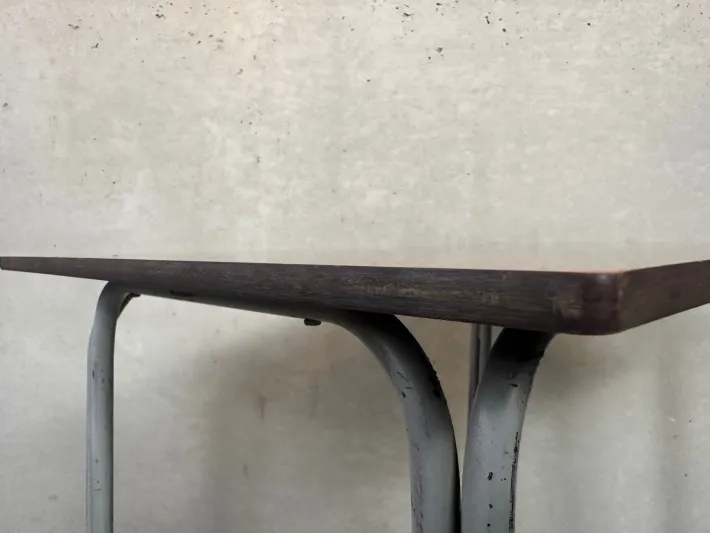 Pamono Vintage Industrial Steel and Composite School Desk, 1960s Best