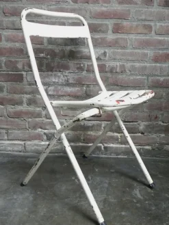 Pamono Vintage Industrial Steel Folding Chair Discount