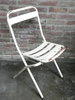 Pamono Vintage Industrial Steel Folding Chair Discount