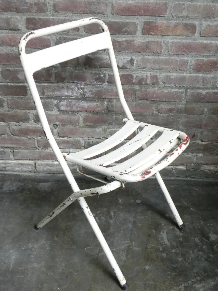 Pamono Vintage Industrial Steel Folding Chair Discount