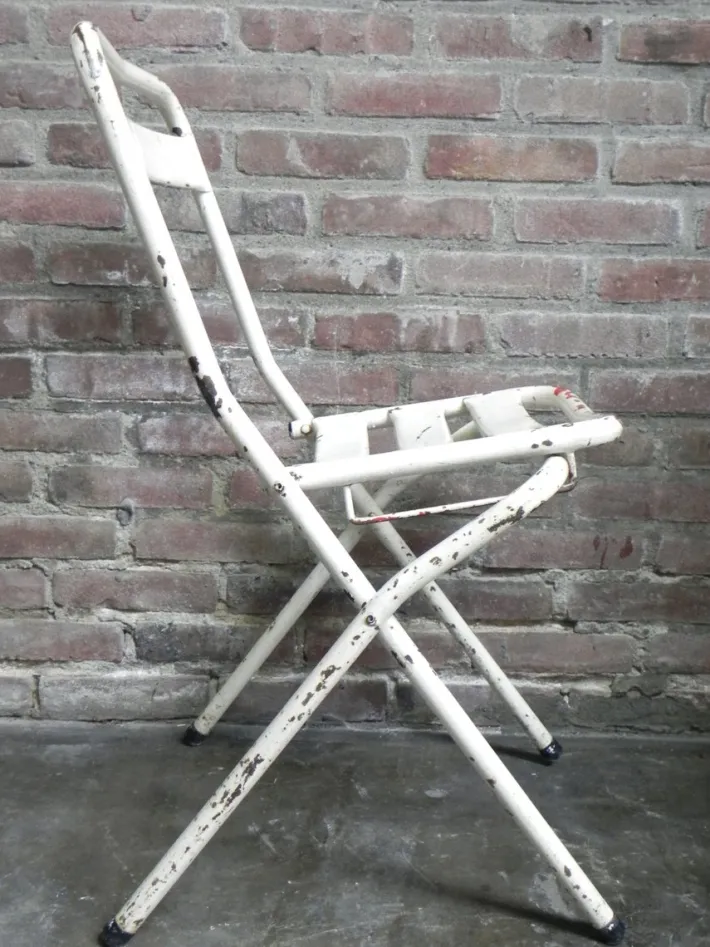 Pamono Vintage Industrial Steel Folding Chair Discount