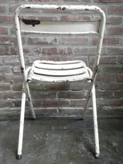 Pamono Vintage Industrial Steel Folding Chair Discount