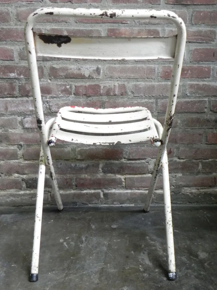 Pamono Vintage Industrial Steel Folding Chair Discount