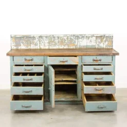 Pamono Vintage Industrial Work Counter Best