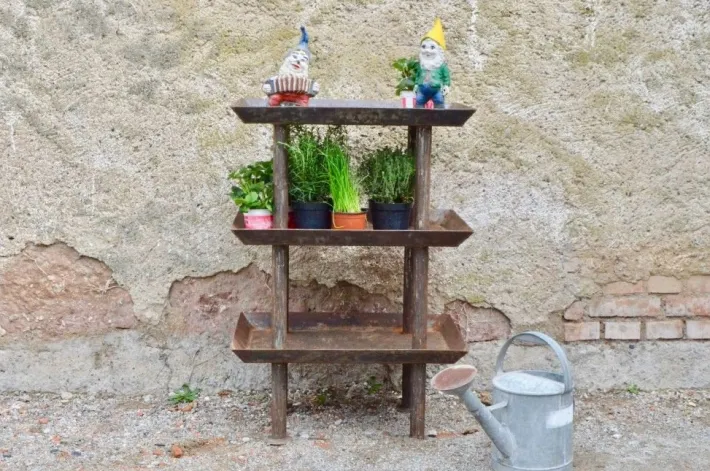 Pamono Vintage Industrial Work Table, 1940s Outlet